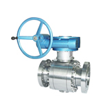 Duplex steel metal seal ball valve